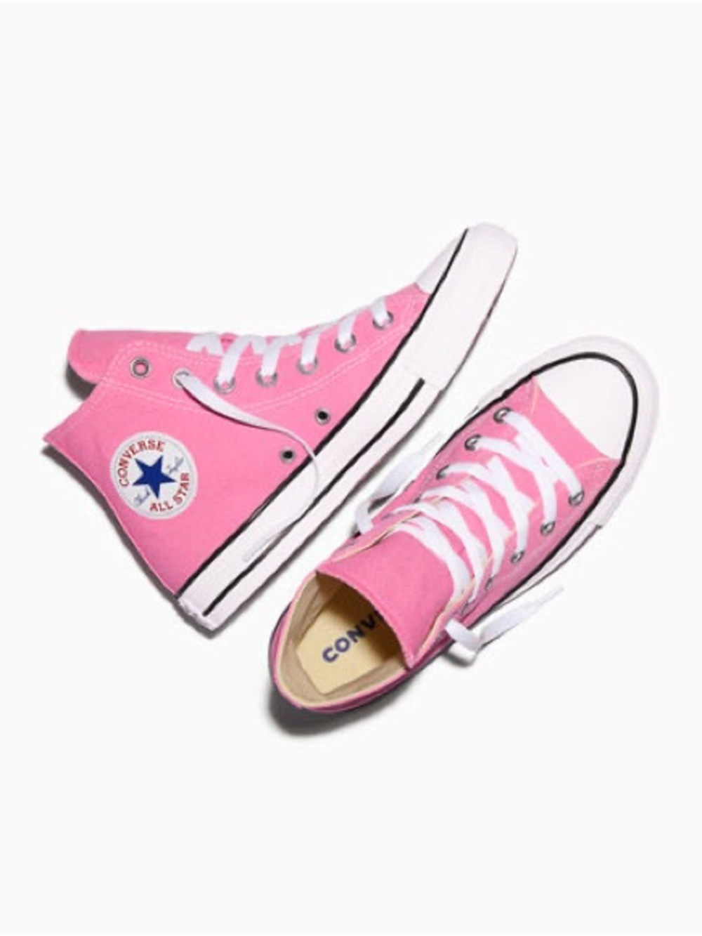 Converse| Vintage Chuck Taylor All-Stars Pink High Top Canvas Sneakers Sz 7.5